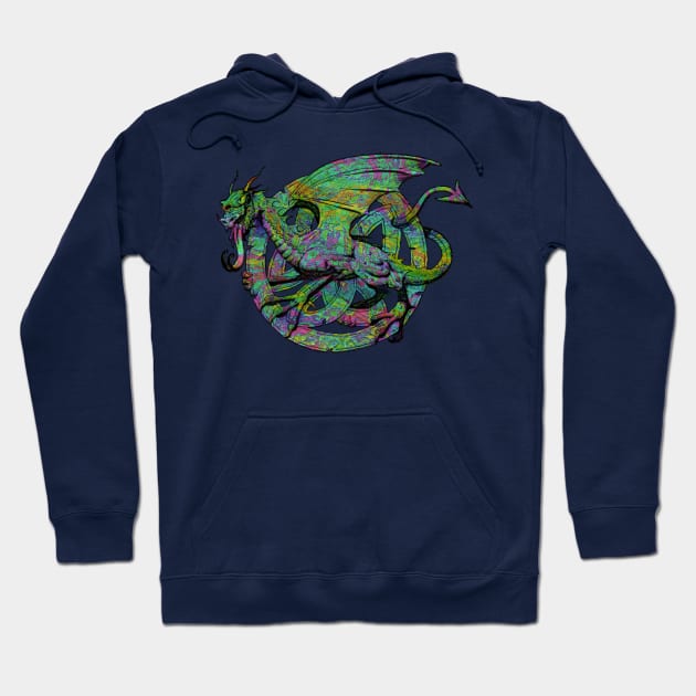 Rainbow Dragon Hoodie by MichaelaGrove